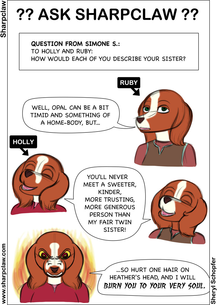 Sharpclaw Q&A 1 - Ruby And Holly